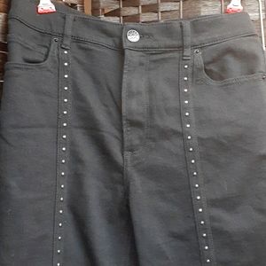 Express black studded Jean's